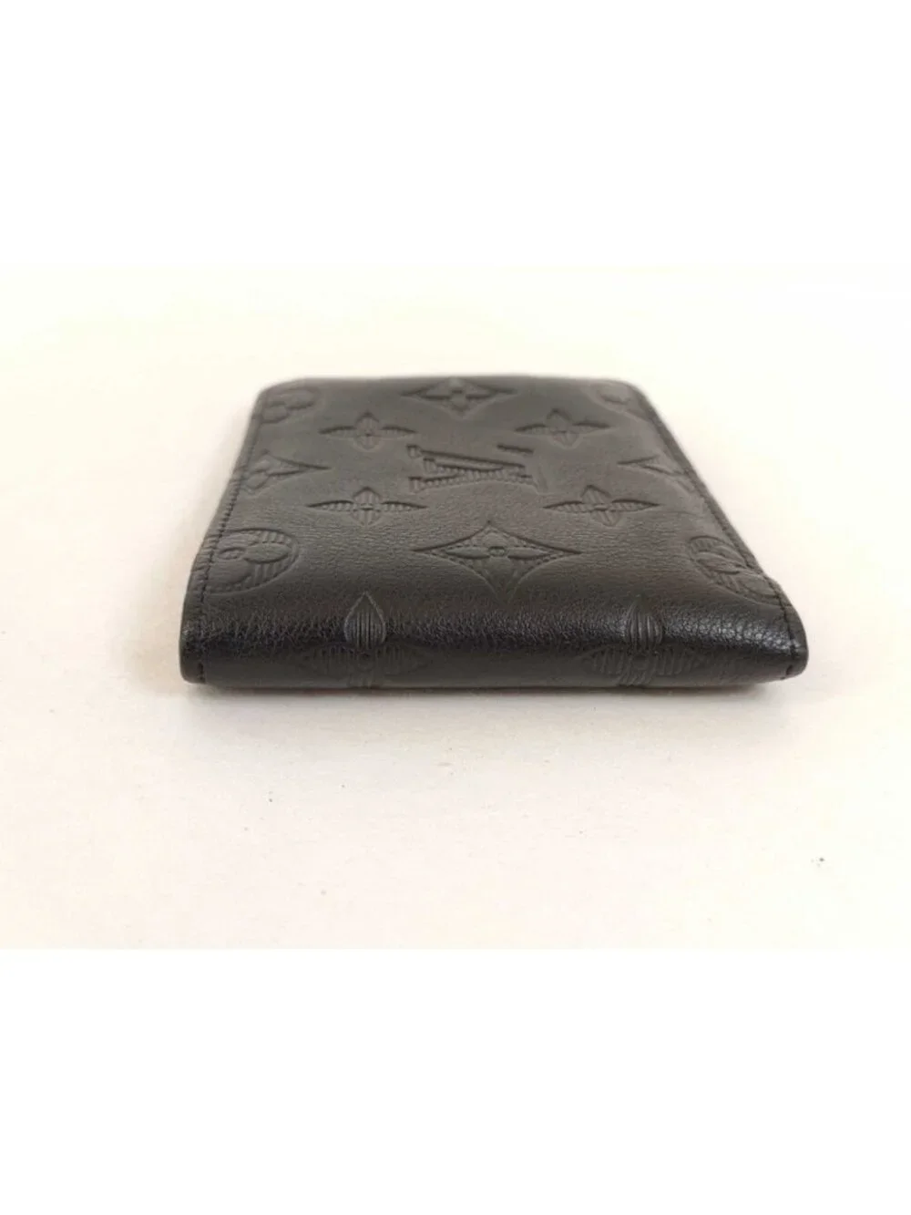 Louis Vuitton Bifold Wallet Portefeuille Multiple Black Monogram Shadow